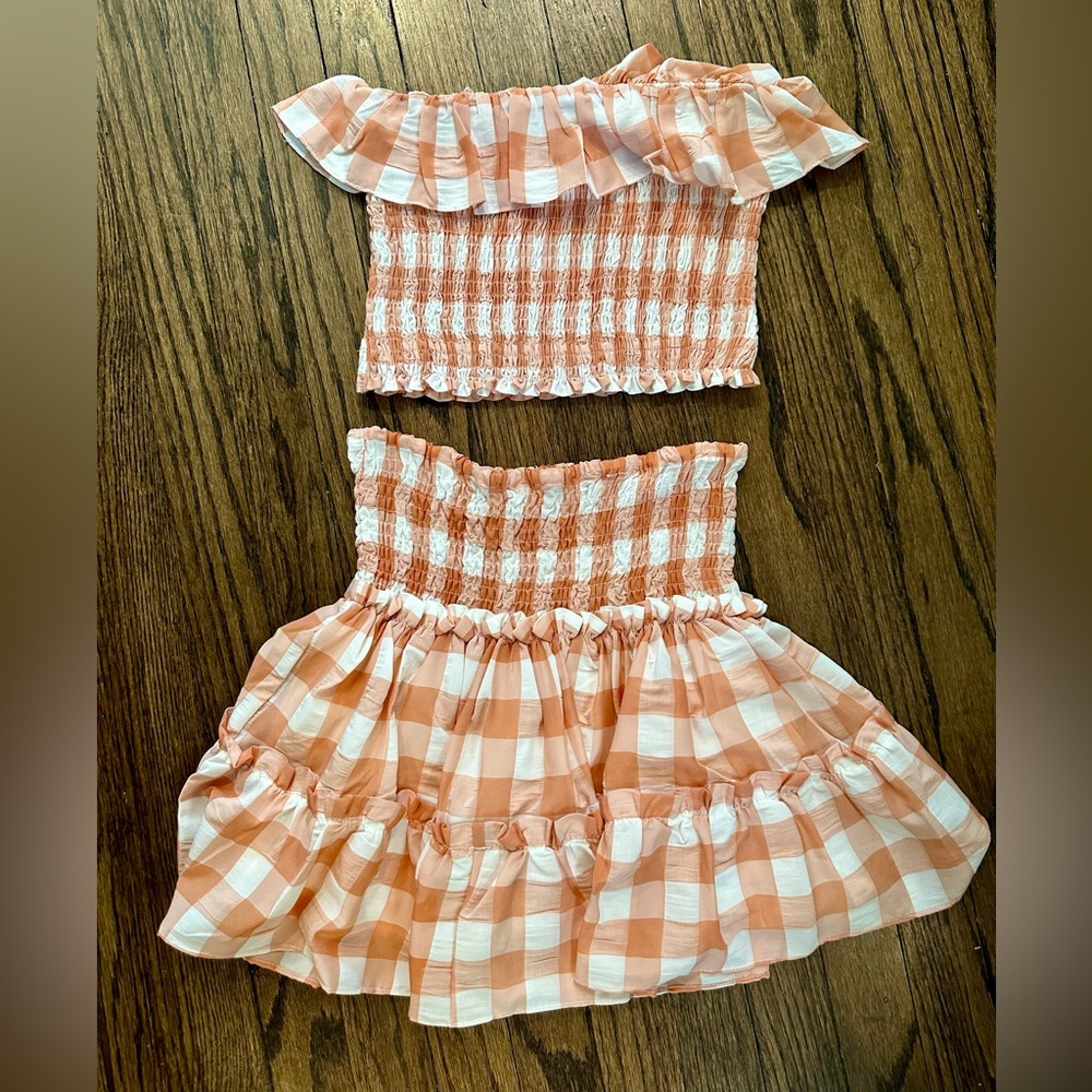 2 Piece Gingham Set NBW